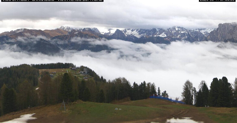 Webcam Vigo di Fassa-Pera-Ciampedie - Vigo di Fassa - Ciampedie e Pozza Buffaure