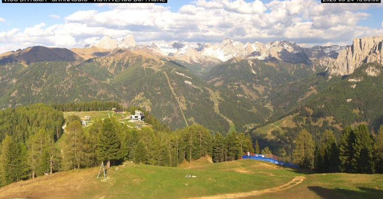 Webcam Vigo di Fassa-Pera-Ciampedie - Vigo di Fassa - Ciampedie e Pozza Buffaure