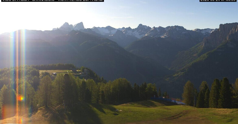Webcam Vigo di Fassa-Pera-Ciampedie - Vigo di Fassa - Ciampedie e Pozza Buffaure