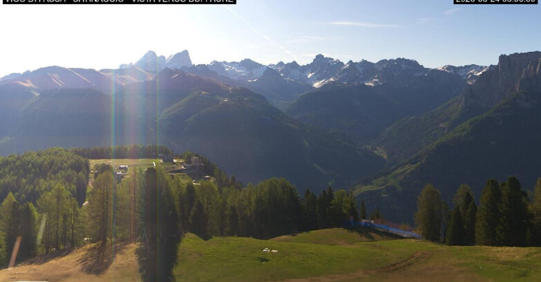 Webcam Vigo di Fassa-Pera-Ciampedie - Vigo di Fassa - Ciampedie e Pozza Buffaure