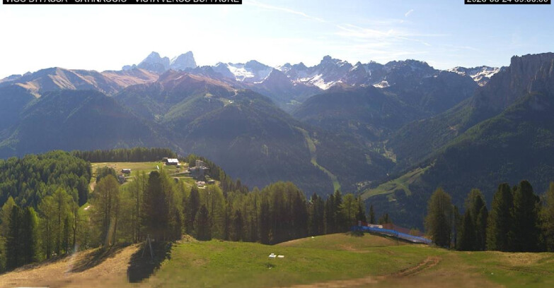 Webcam Vigo di Fassa-Pera-Ciampedie - Vigo di Fassa - Ciampedie e Pozza Buffaure