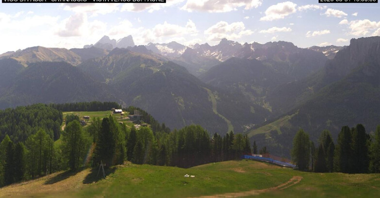 Webcam Vigo di Fassa-Pera-Ciampedìe - Vigo di Fassa - Ciampedie e Pozza Buffaure