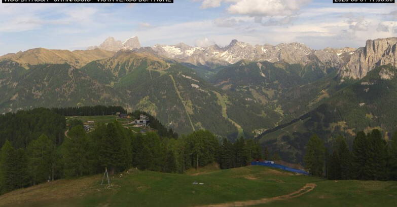 Webcam Vigo di Fassa-Pera-Ciampedìe - Vigo di Fassa - Ciampedie e Pozza Buffaure