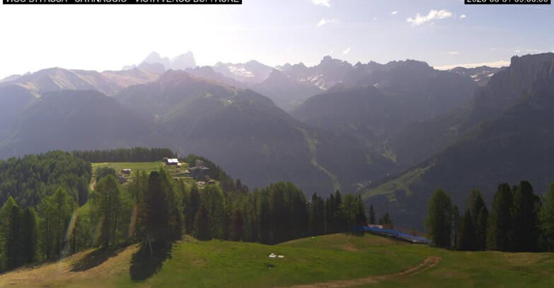Webcam Vigo di Fassa-Pera-Ciampedìe - Vigo di Fassa - Ciampedie e Pozza Buffaure