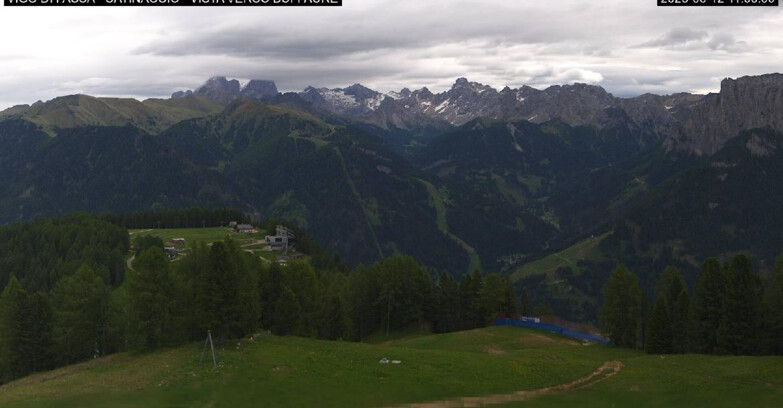 Webcam Vigo di Fassa-Pera-Ciampedìe - Vigo di Fassa - Ciampedie e Pozza Buffaure