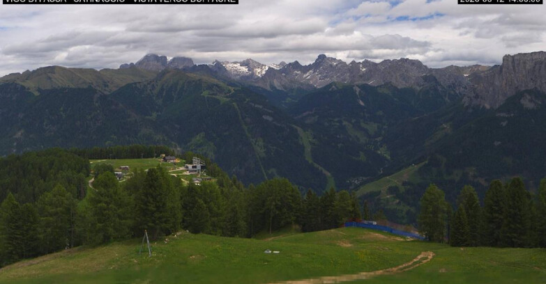Webcam Vigo di Fassa-Pera-Ciampedìe - Vigo di Fassa - Ciampedie e Pozza Buffaure