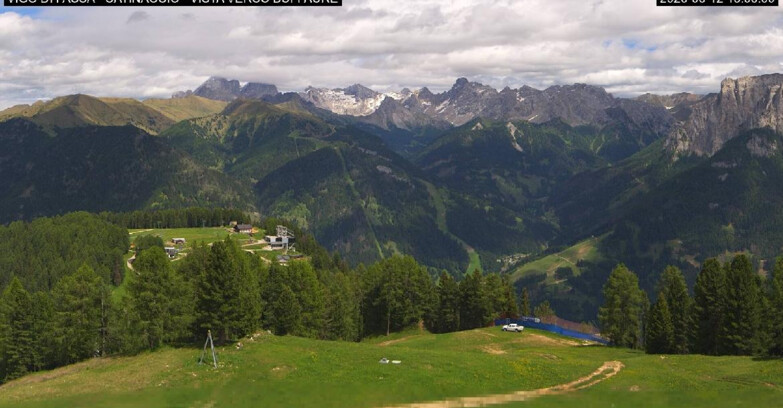 Webcam Vigo di Fassa-Pera-Ciampedìe - Vigo di Fassa - Ciampedie e Pozza Buffaure