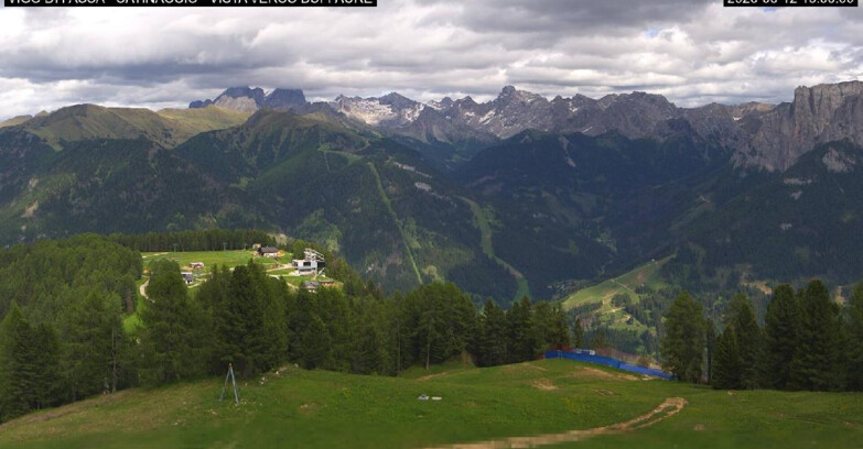 Webcam Vigo di Fassa-Pera-Ciampedìe - Vigo di Fassa - Ciampedie e Pozza Buffaure