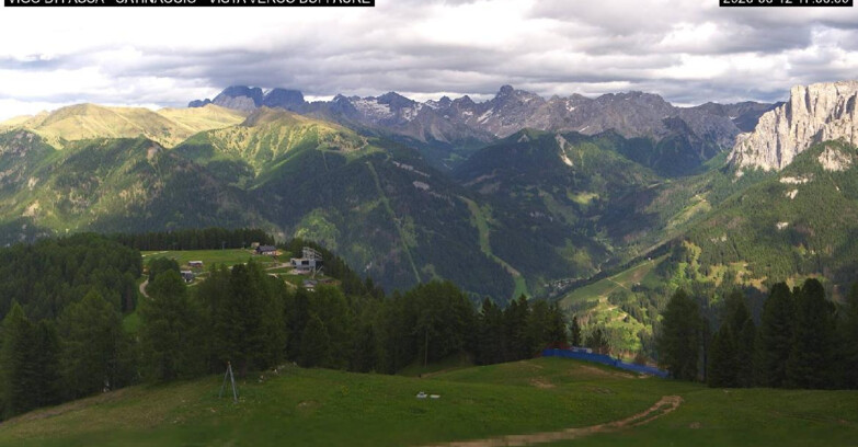 Webcam Vigo di Fassa-Pera-Ciampedìe - Vigo di Fassa - Ciampedie e Pozza Buffaure