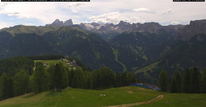 Webcam Виго-ди-Фасса-Пера-Чампедие  - Vigo di Fassa - Ciampedie e Pozza Buffaure