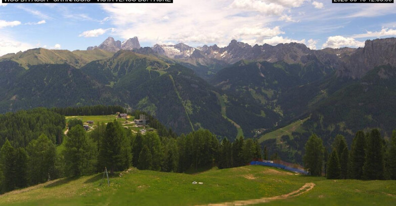 Webcam Виго-ди-Фасса-Пера-Чампедие  - Vigo di Fassa - Ciampedie e Pozza Buffaure