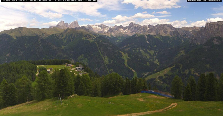 Webcam Виго-ди-Фасса-Пера-Чампедие  - Vigo di Fassa - Ciampedie e Pozza Buffaure