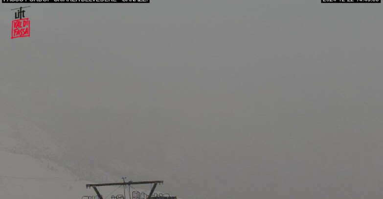 Webcam Campitello-Mazzin-Col Rodella - Canazei - Belvedere - Skiarea Belvedere