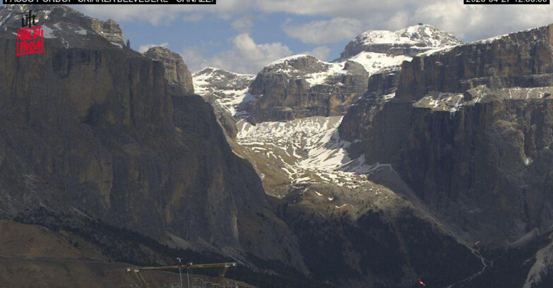 Webcam Campitello-Mazzin-Col Rodella - Canazei - Belvedere - Skiarea Belvedere