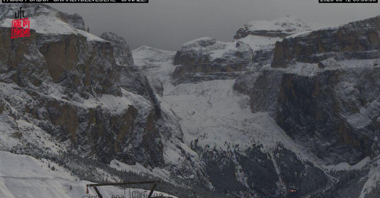 Webcam Campitello-Mazzin-Col Rodella - Canazei - Belvedere - Skiarea Belvedere