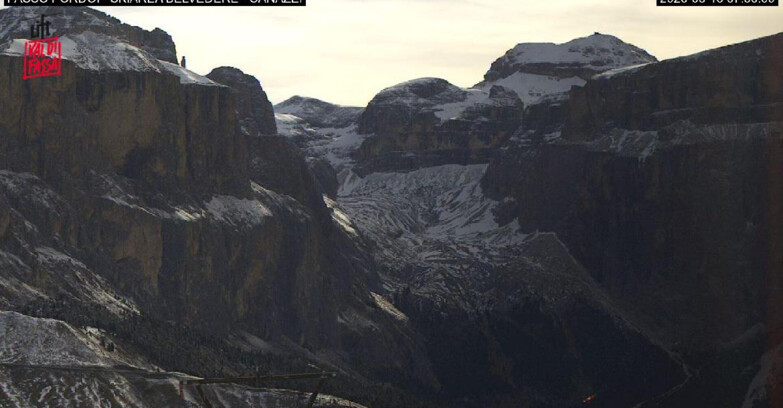 Webcam Campitello-Mazzin-Col Rodella - Canazei - Belvedere - Skiarea Belvedere