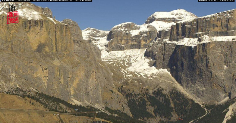 Webcam Campitello-Mazzin-Col Rodella - Canazei - Belvedere - Skiarea Belvedere