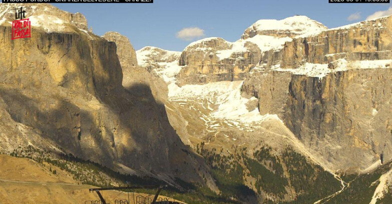Webcam Campitello-Mazzin-Col Rodella - Canazei - Belvedere - Skiarea Belvedere
