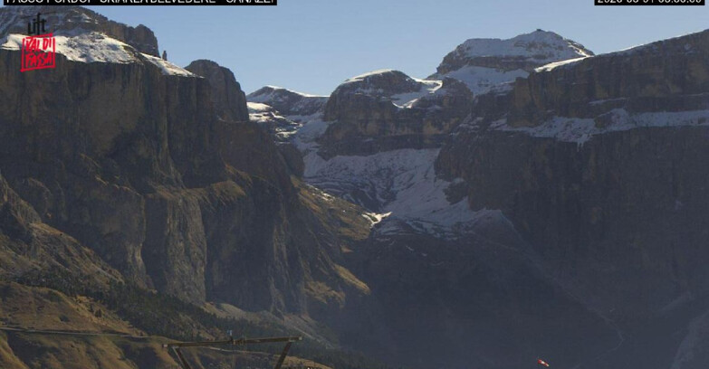 Webcam Campitello-Mazzin-Col Rodella - Canazei - Belvedere - Skiarea Belvedere