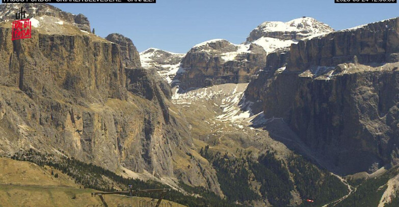 Webcam Campitello-Mazzin-Col Rodella - Canazei - Belvedere - Skiarea Belvedere