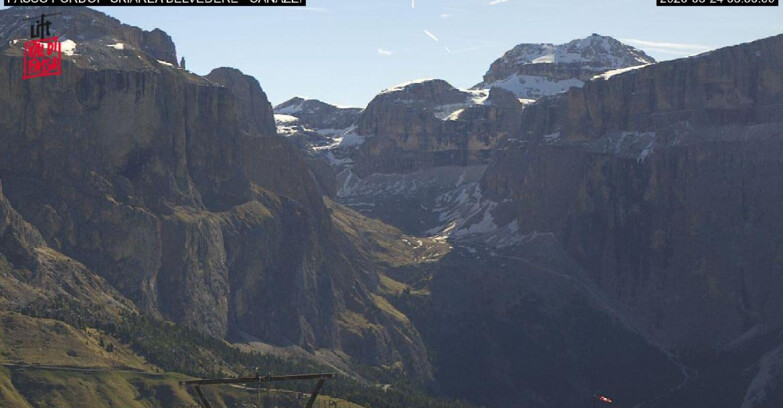 Webcam Campitello-Mazzin-Col Rodella - Canazei - Belvedere - Skiarea Belvedere