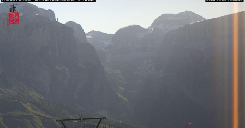 Webcam Campitello-Mazzin-Col Rodella  - Canazei - Belvedere - Skiarea Belvedere