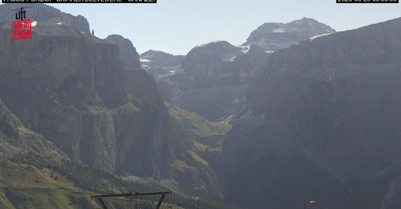 Webcam Campitello-Mazzin-Col Rodella  - Canazei - Belvedere - Skiarea Belvedere