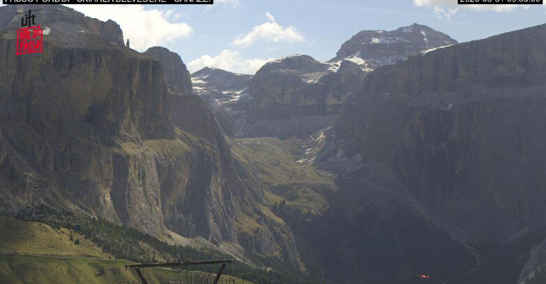 Webcam Кампителло-Маццин-Кол-Роделла  - Canazei - Belvedere - Skiarea Belvedere