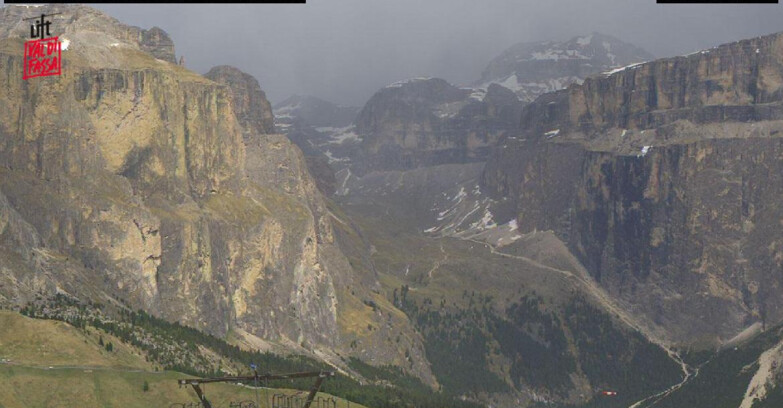 Webcam Кампителло-Маццин-Кол-Роделла  - Canazei - Belvedere - Skiarea Belvedere