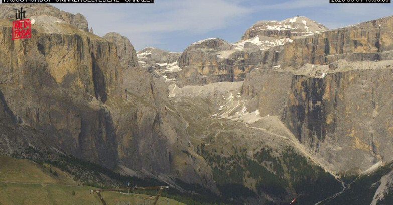 Webcam Кампителло-Маццин-Кол-Роделла  - Canazei - Belvedere - Skiarea Belvedere