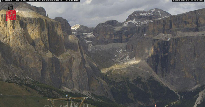 Webcam Кампителло-Маццин-Кол-Роделла  - Canazei - Belvedere - Skiarea Belvedere