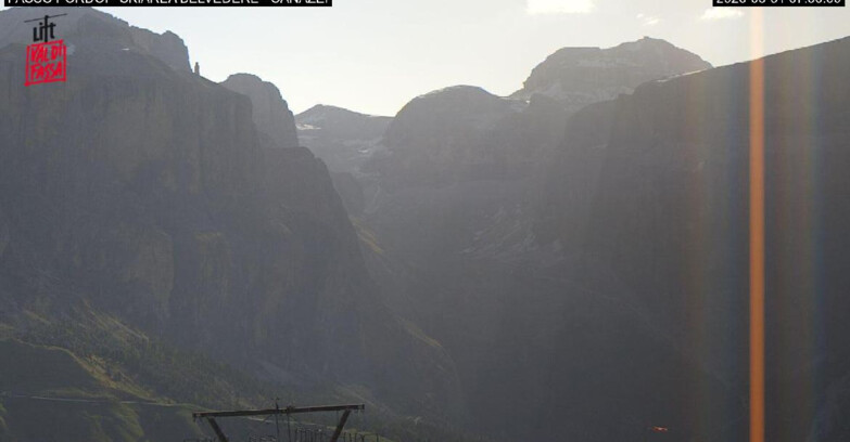 Webcam Кампителло-Маццин-Кол-Роделла  - Canazei - Belvedere - Skiarea Belvedere