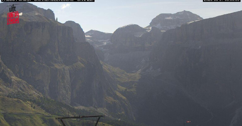 Webcam Кампителло-Маццин-Кол-Роделла  - Canazei - Belvedere - Skiarea Belvedere