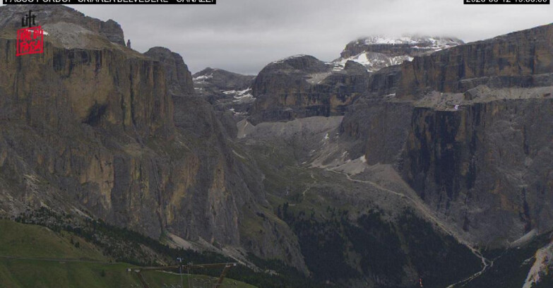 Webcam Кампителло-Маццин-Кол-Роделла  - Canazei - Belvedere - Skiarea Belvedere