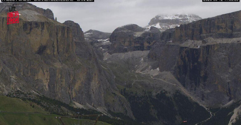 Webcam Кампителло-Маццин-Кол-Роделла  - Canazei - Belvedere - Skiarea Belvedere
