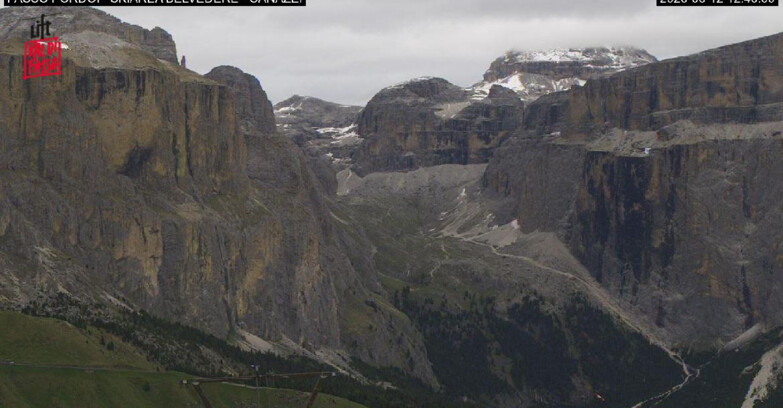 Webcam Кампителло-Маццин-Кол-Роделла  - Canazei - Belvedere - Skiarea Belvedere