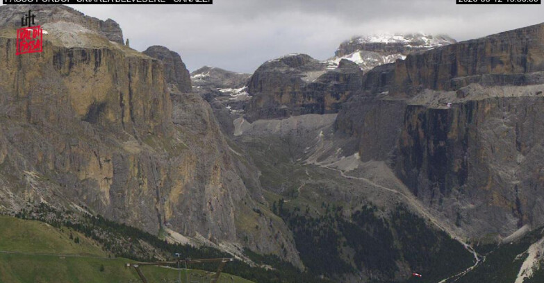 Webcam Кампителло-Маццин-Кол-Роделла  - Canazei - Belvedere - Skiarea Belvedere