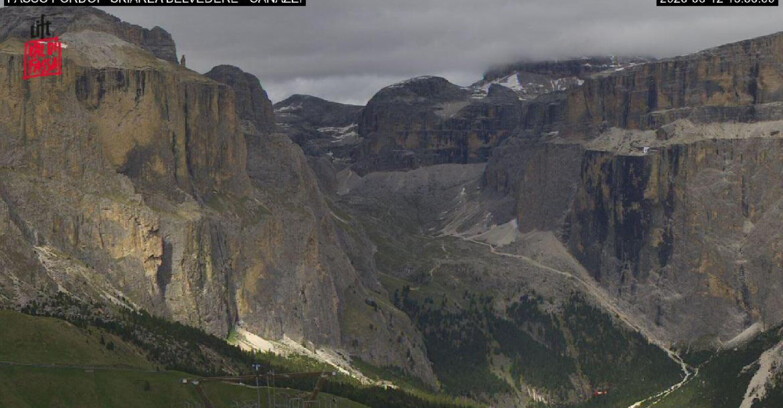 Webcam Кампителло-Маццин-Кол-Роделла  - Canazei - Belvedere - Skiarea Belvedere