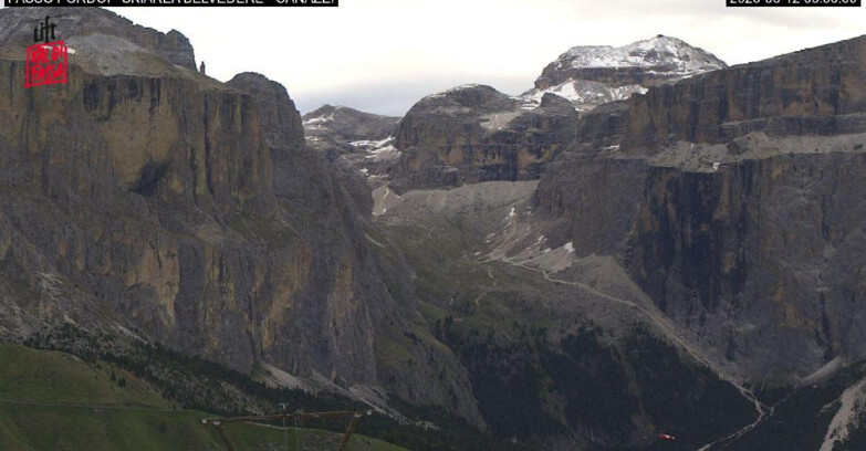 Webcam Кампителло-Маццин-Кол-Роделла  - Canazei - Belvedere - Skiarea Belvedere