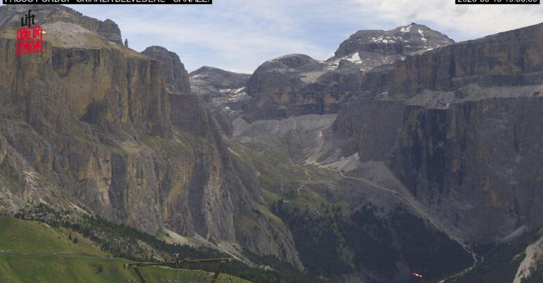Webcam Campitello-Mazzin-Col Rodella  - Canazei - Belvedere - Skiarea Belvedere