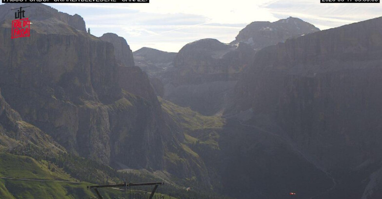 Webcam Campitello-Mazzin-Col Rodella  - Canazei - Belvedere - Skiarea Belvedere