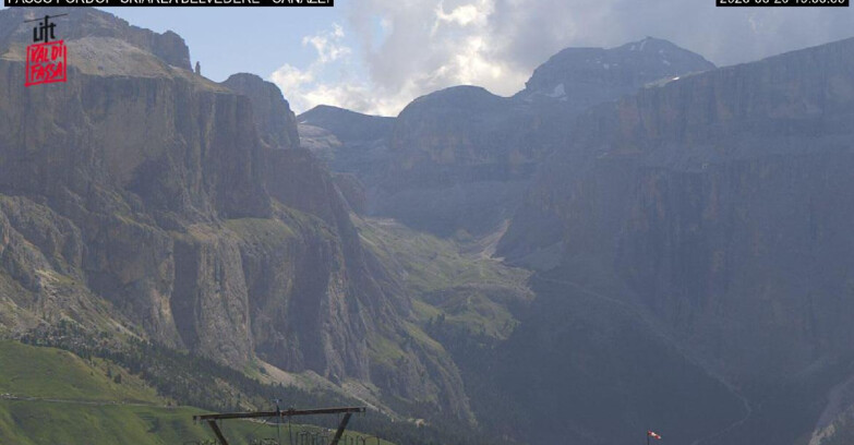 Webcam Campitello-Mazzin-Col Rodella - Canazei - Belvedere - Skiarea Belvedere
