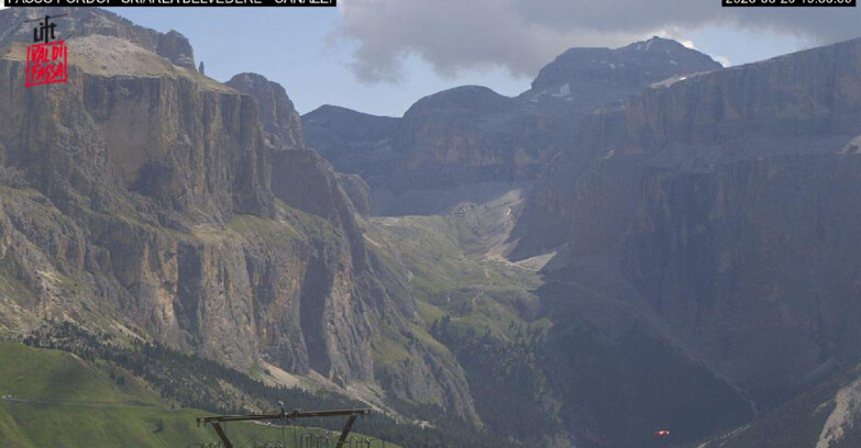 Webcam Campitello-Mazzin-Col Rodella - Canazei - Belvedere - Skiarea Belvedere