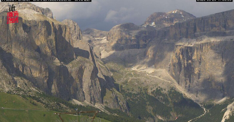 Webcam Campitello-Mazzin-Col Rodella - Canazei - Belvedere - Skiarea Belvedere