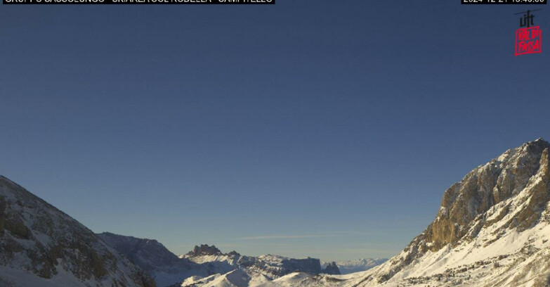 Webcam Campitello-Mazzin-Col Rodella - Campitello di Fassa - Col Rodella - Gruppo del Sassolungo