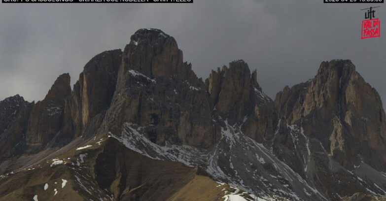 Webcam Кампителло-Маццин-Кол-Роделла  - Campitello di Fassa - Col Rodella - Gruppo del Sassolungo