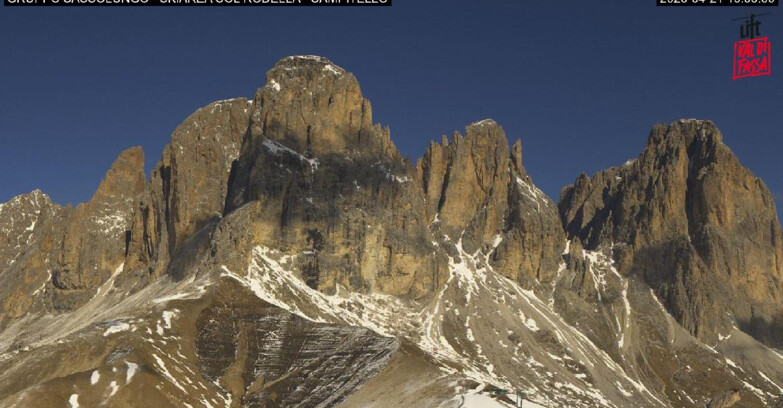 Webcam Campitello-Mazzin-Col Rodella  - Campitello di Fassa - Col Rodella - Gruppo del Sassolungo