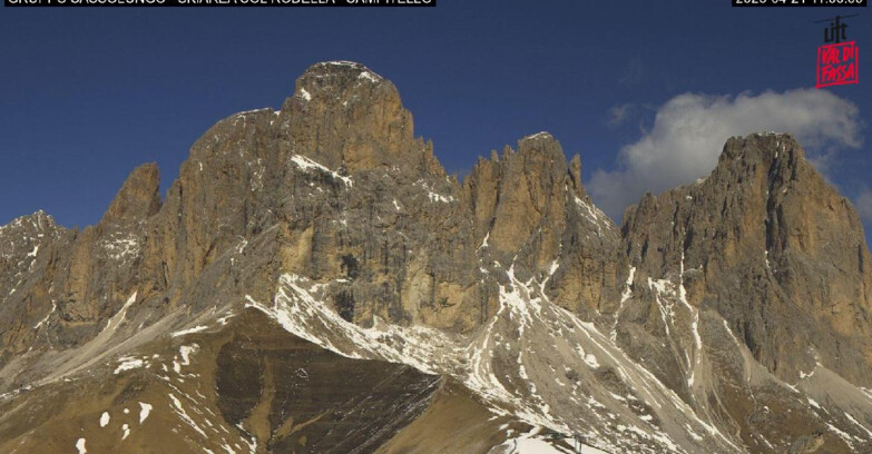Webcam Campitello-Mazzin-Col Rodella  - Campitello di Fassa - Col Rodella - Gruppo del Sassolungo