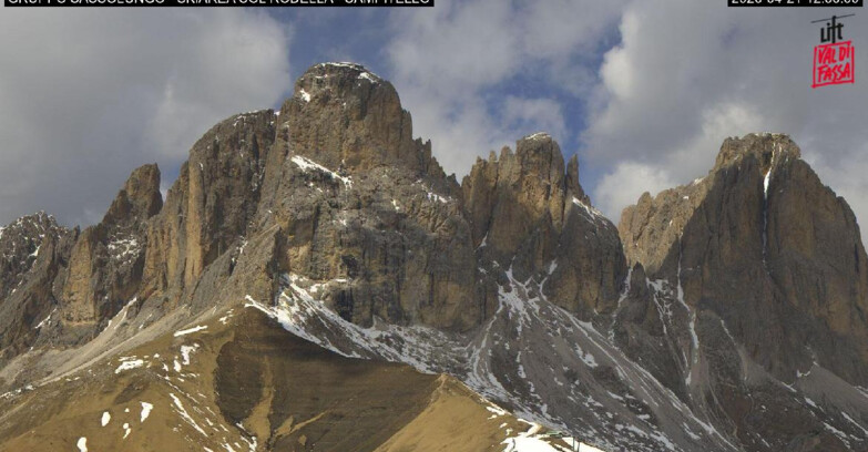 Webcam Campitello-Mazzin-Col Rodella  - Campitello di Fassa - Col Rodella - Gruppo del Sassolungo