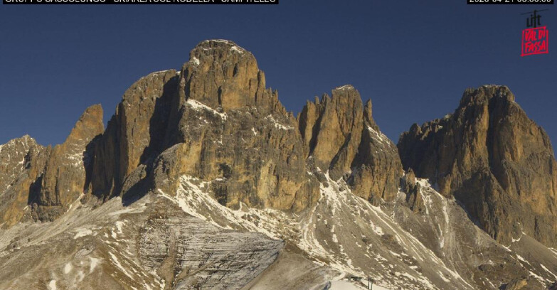 Webcam Campitello-Mazzin-Col Rodella  - Campitello di Fassa - Col Rodella - Gruppo del Sassolungo